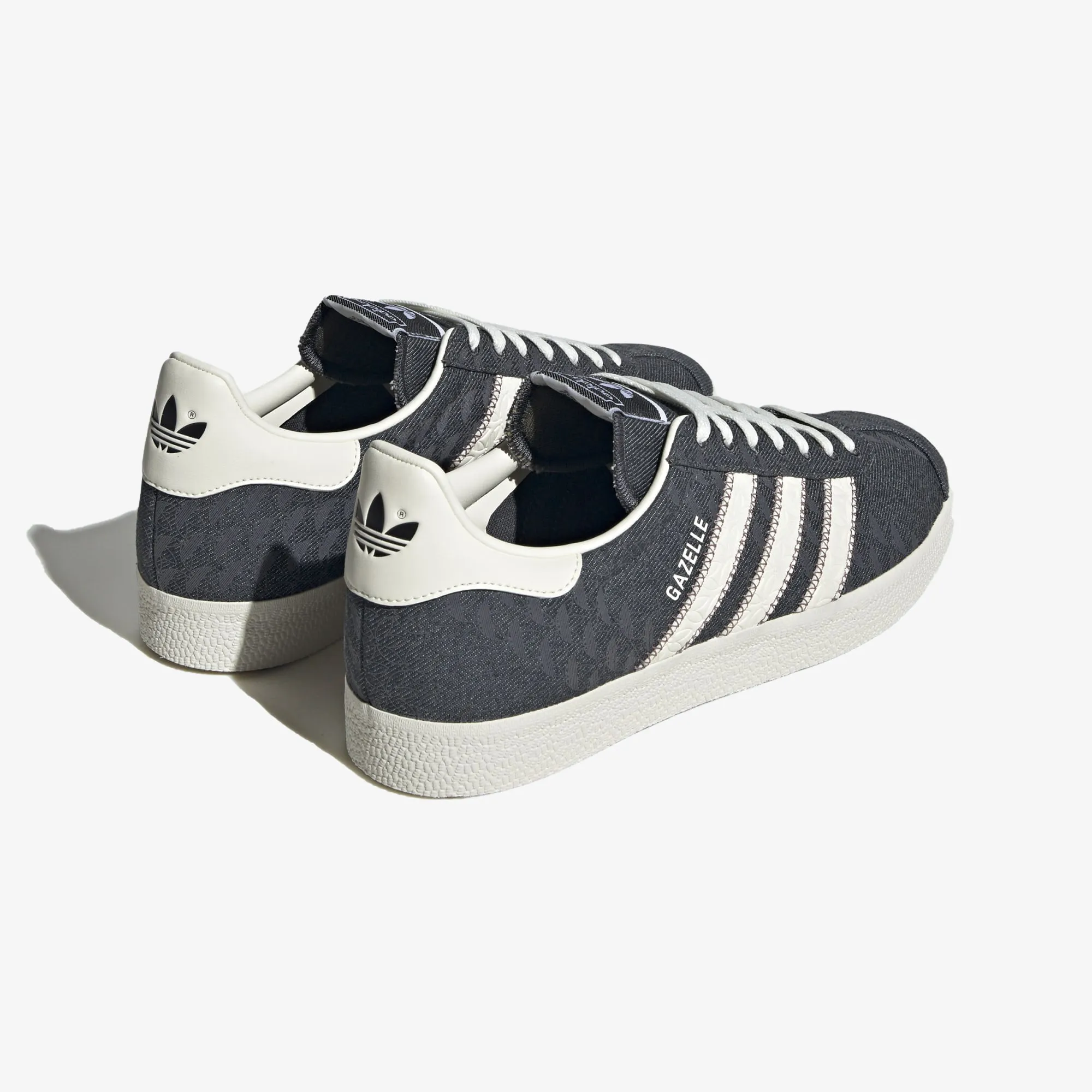 Adidas Originals | GAZELLE  { DARK SLATE/OFF WHITE/CORE BLACK