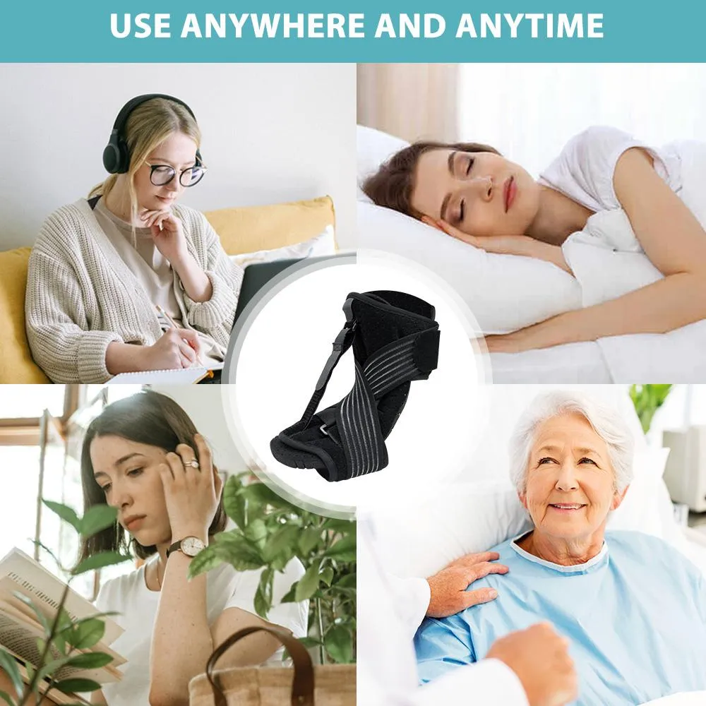 Adjustable Plantar Fasciitis Night Foot Splint Drop Orthotic Brace SP