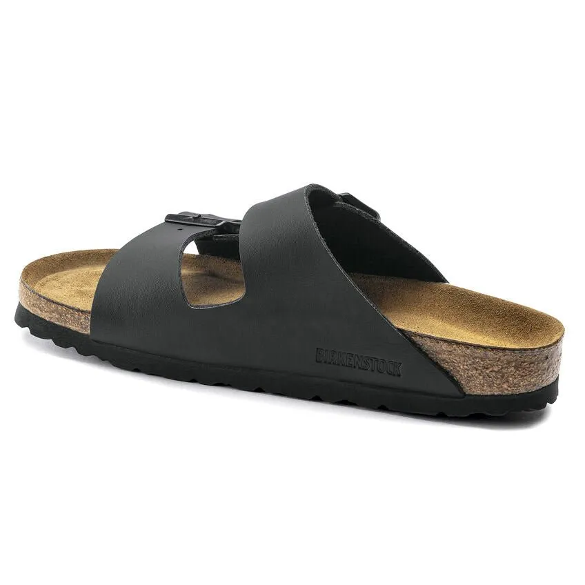 Birkentock Unisex Arizona Soft Footbed - Black Birko-Flor