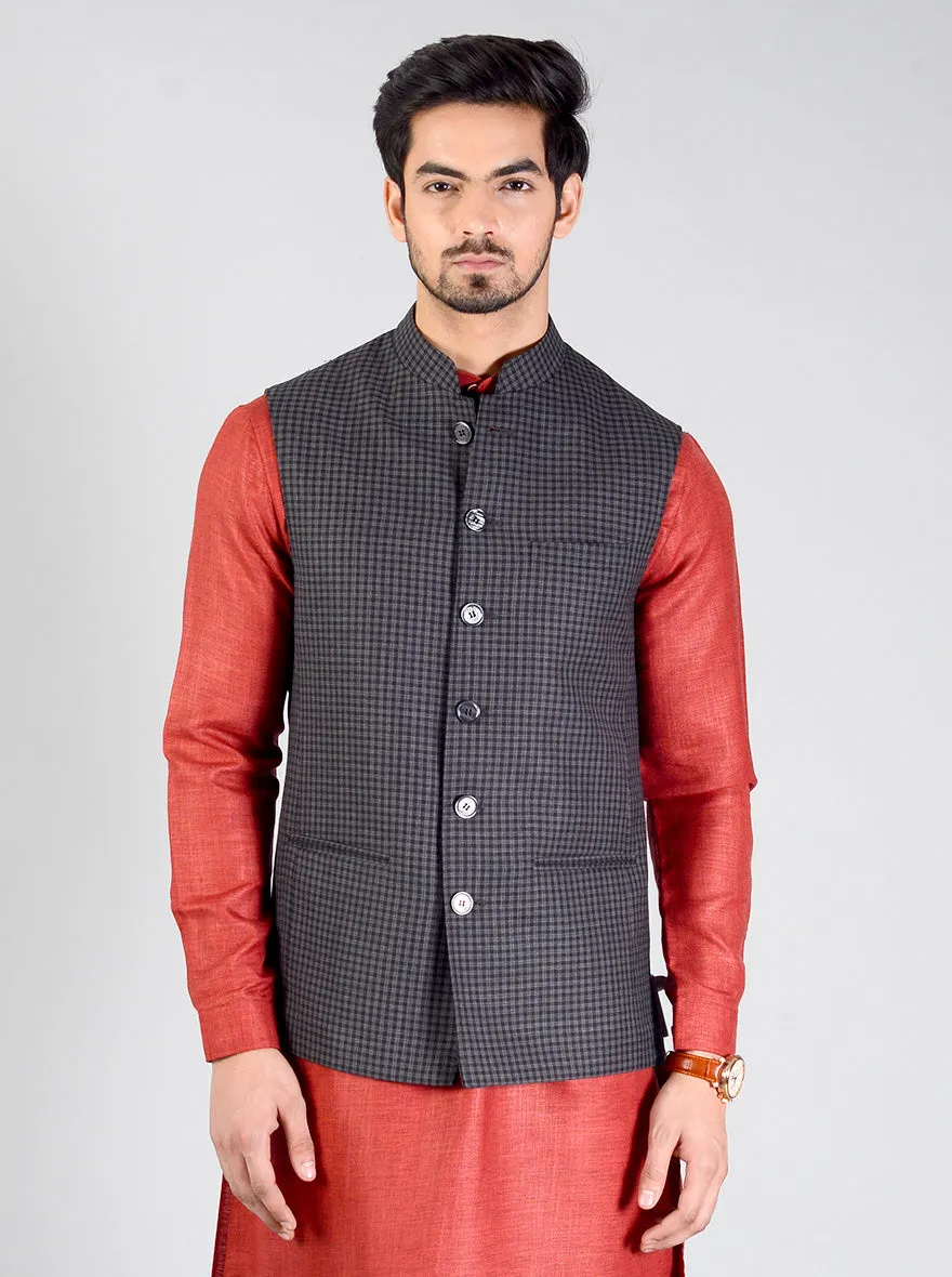 Black & Grey Modi Jacket | JadeBlue