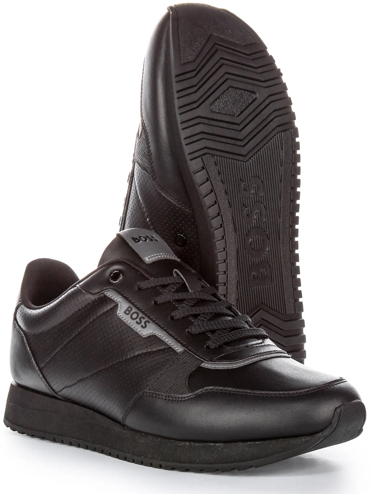 Boss Kai Runner Ltpf In Black For Men