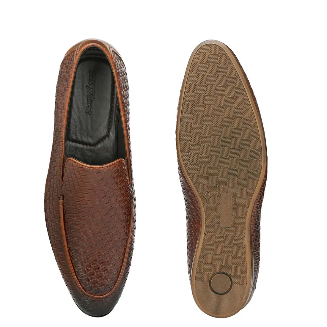 Brown Chatai Slip-on Loafers