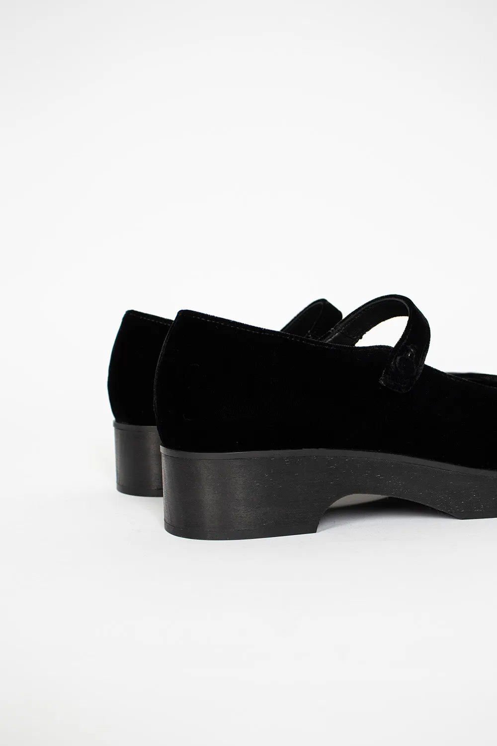 Button Ballerina Clog Black