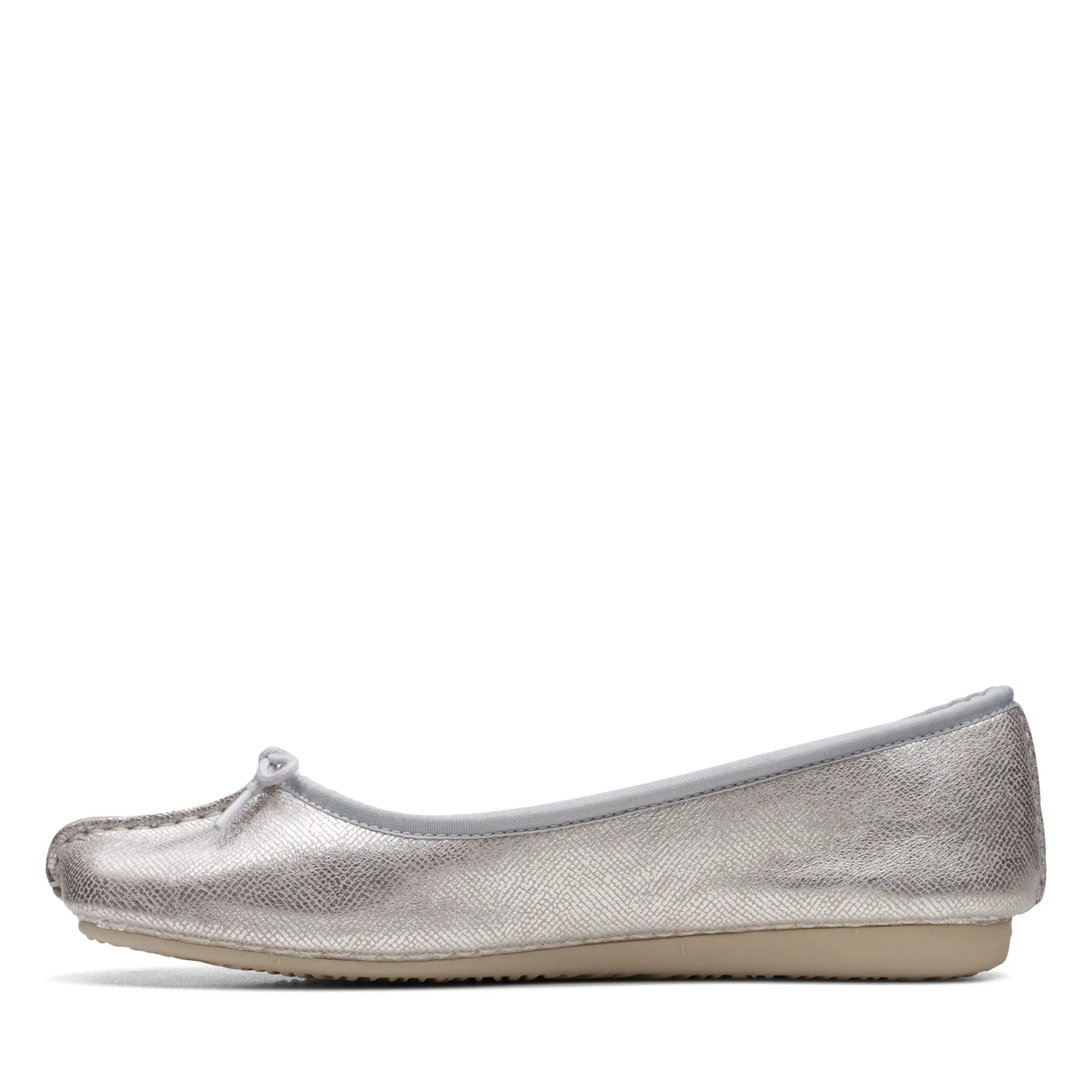 Clarks Freckle Ice Silver Metallic