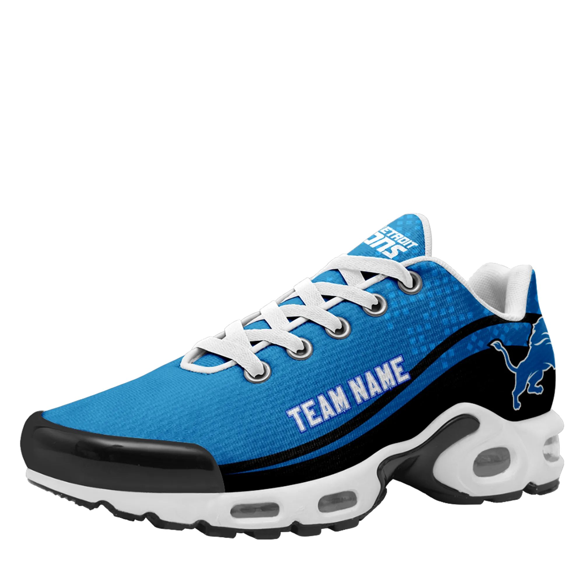 Detroit Lions- Fashion Men/Women Sports Shoes Sports Wear Shoes NFL Game Comfortable and Breathable