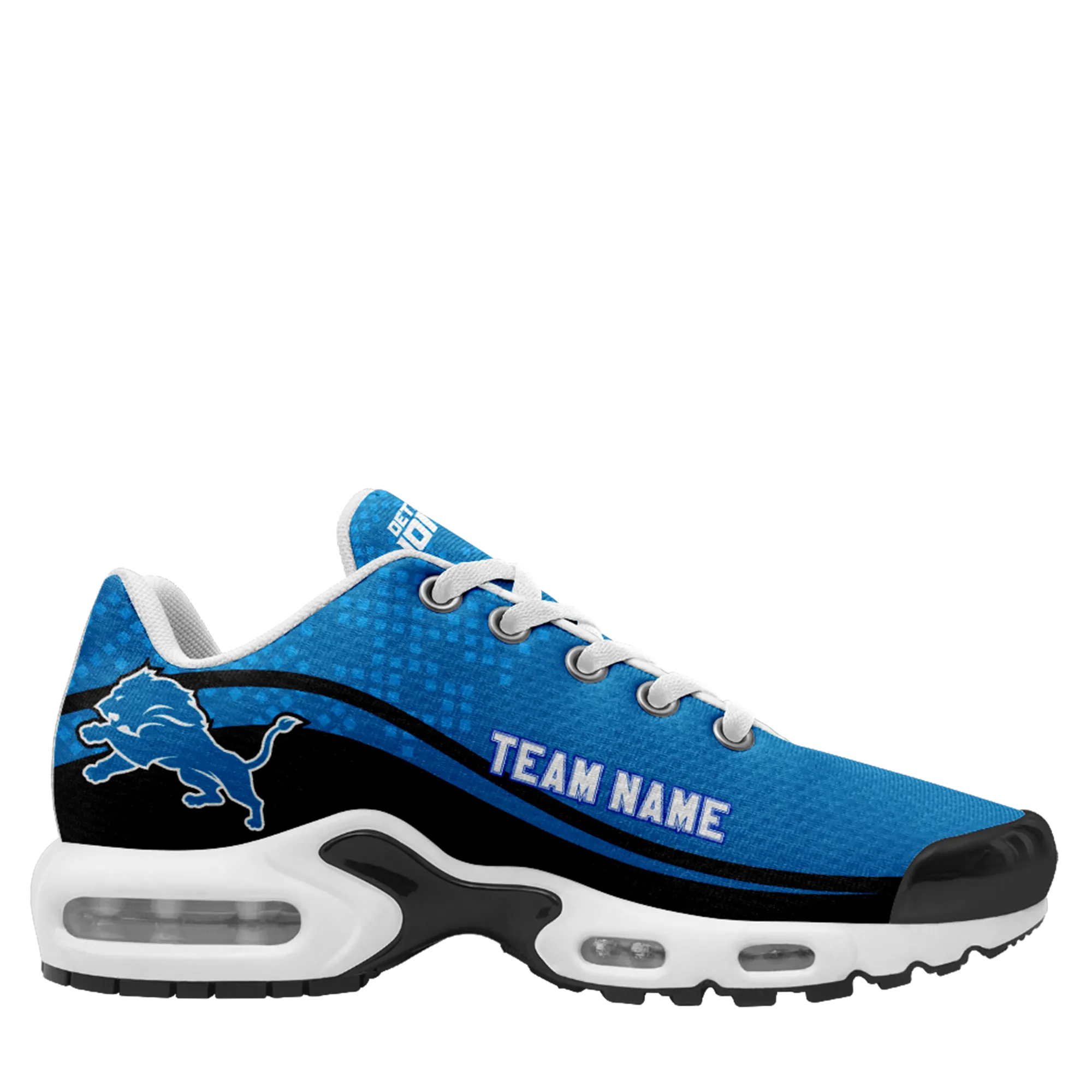 Detroit Lions- Fashion Men/Women Sports Shoes Sports Wear Shoes NFL Game Comfortable and Breathable