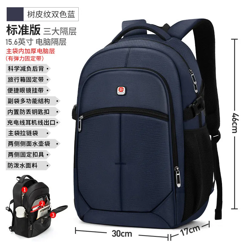 DUNNMALL Balang Large Capacity College Students' Backpack Cross-Border Business Casual Men's Ladies Travel Computer Backpack Schoolbag