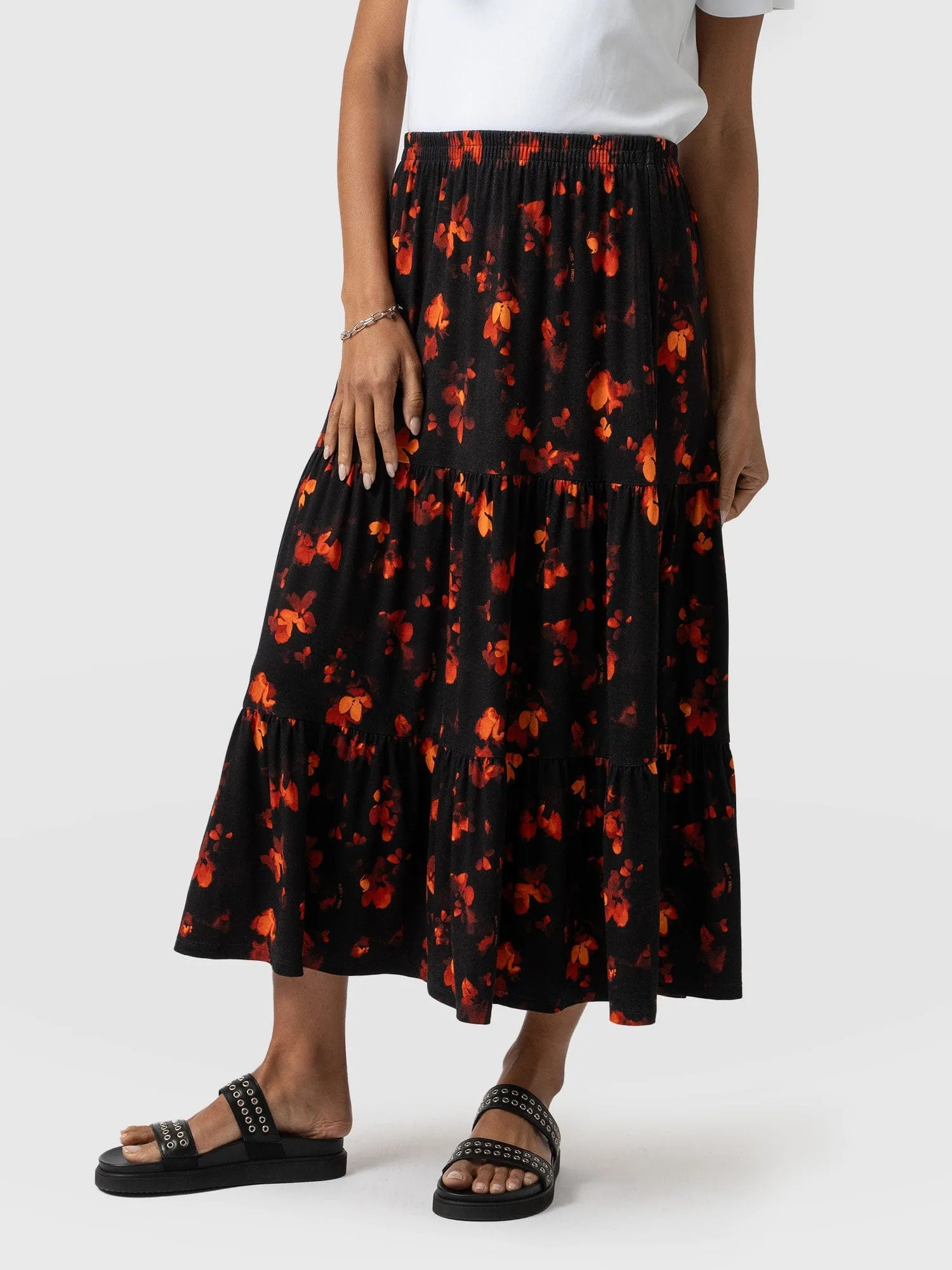 Greenwich Skirt - Red Aurora