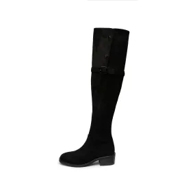 Knee Slim Boots - Black (BLK)