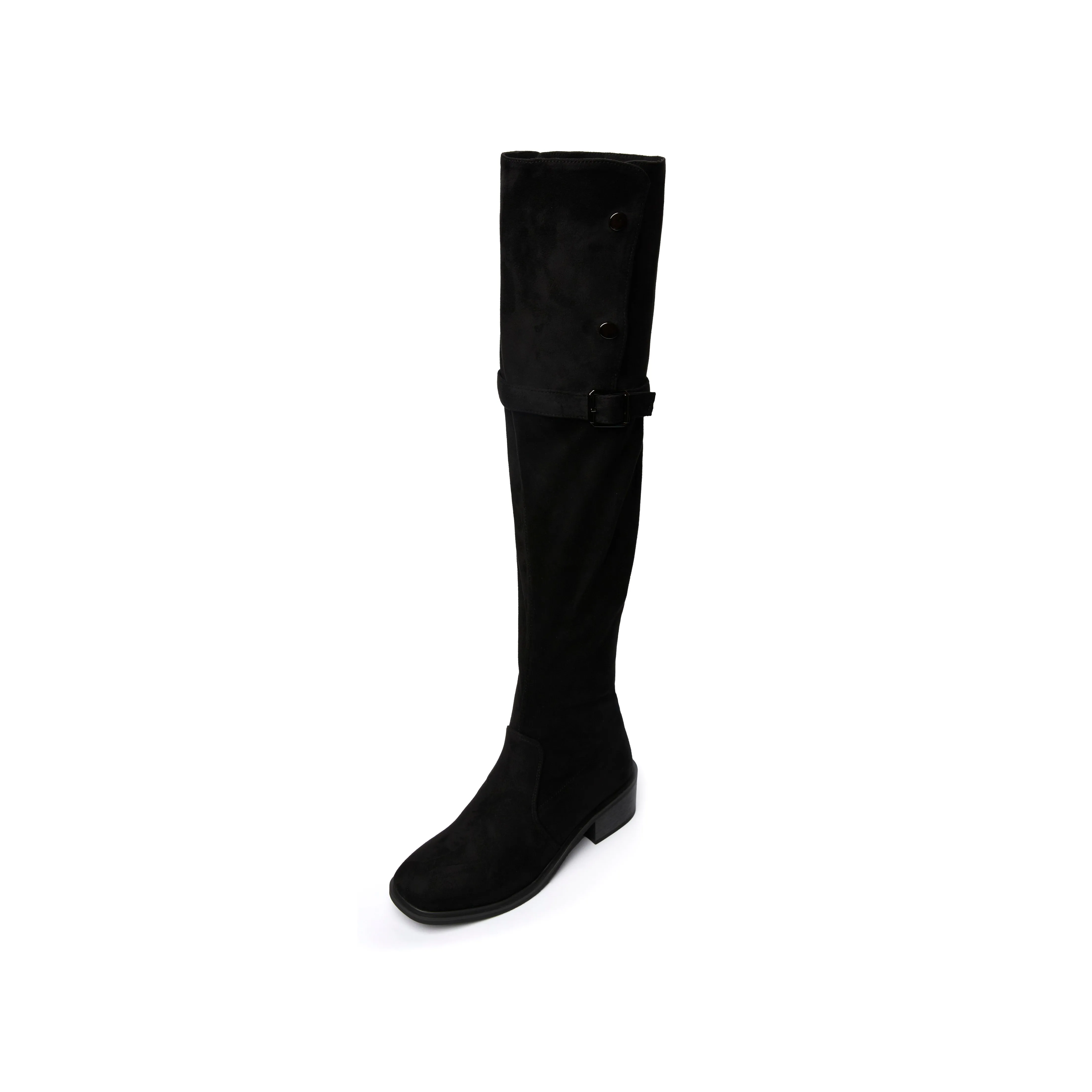 Knee Slim Boots - Black (BLK)