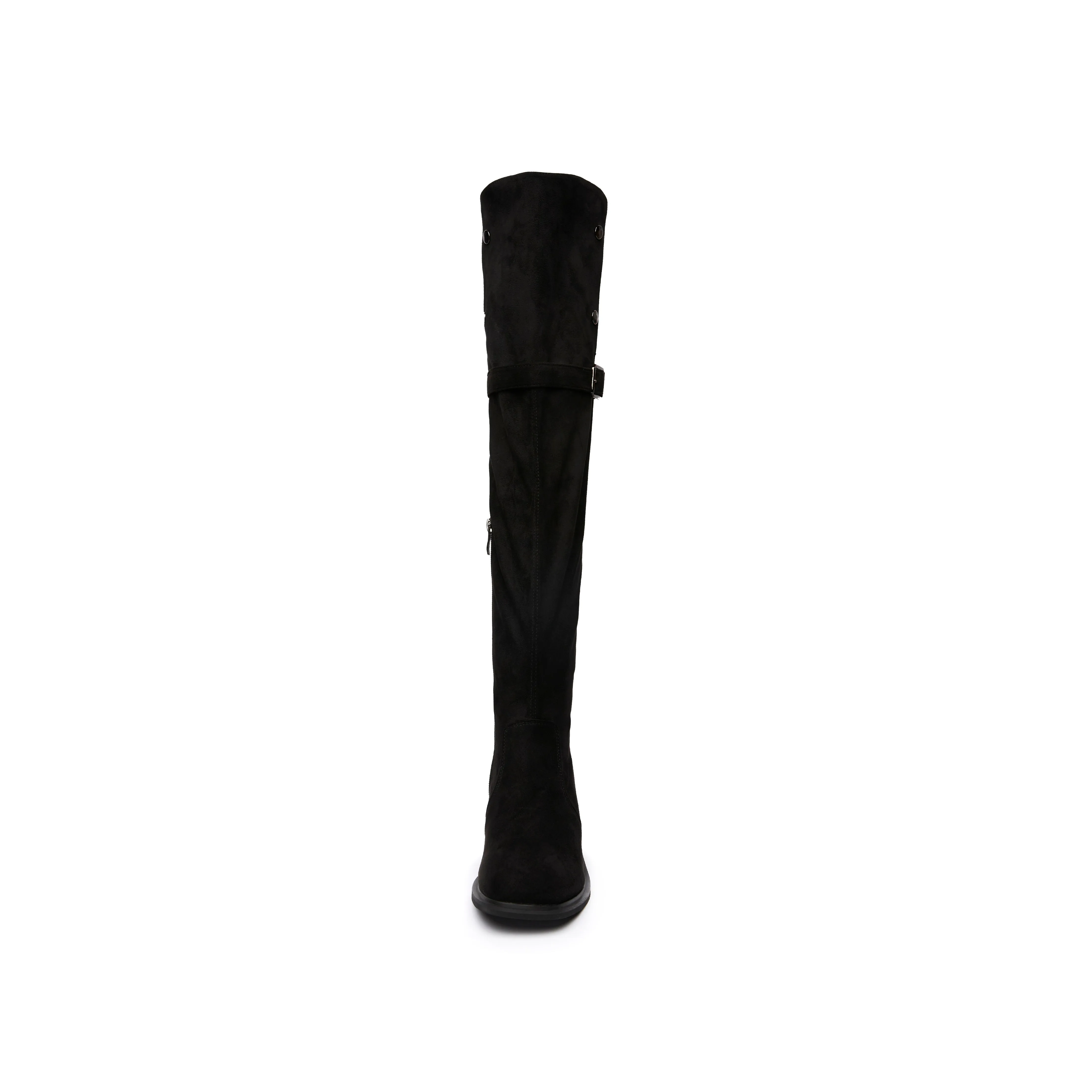 Knee Slim Boots - Black (BLK)