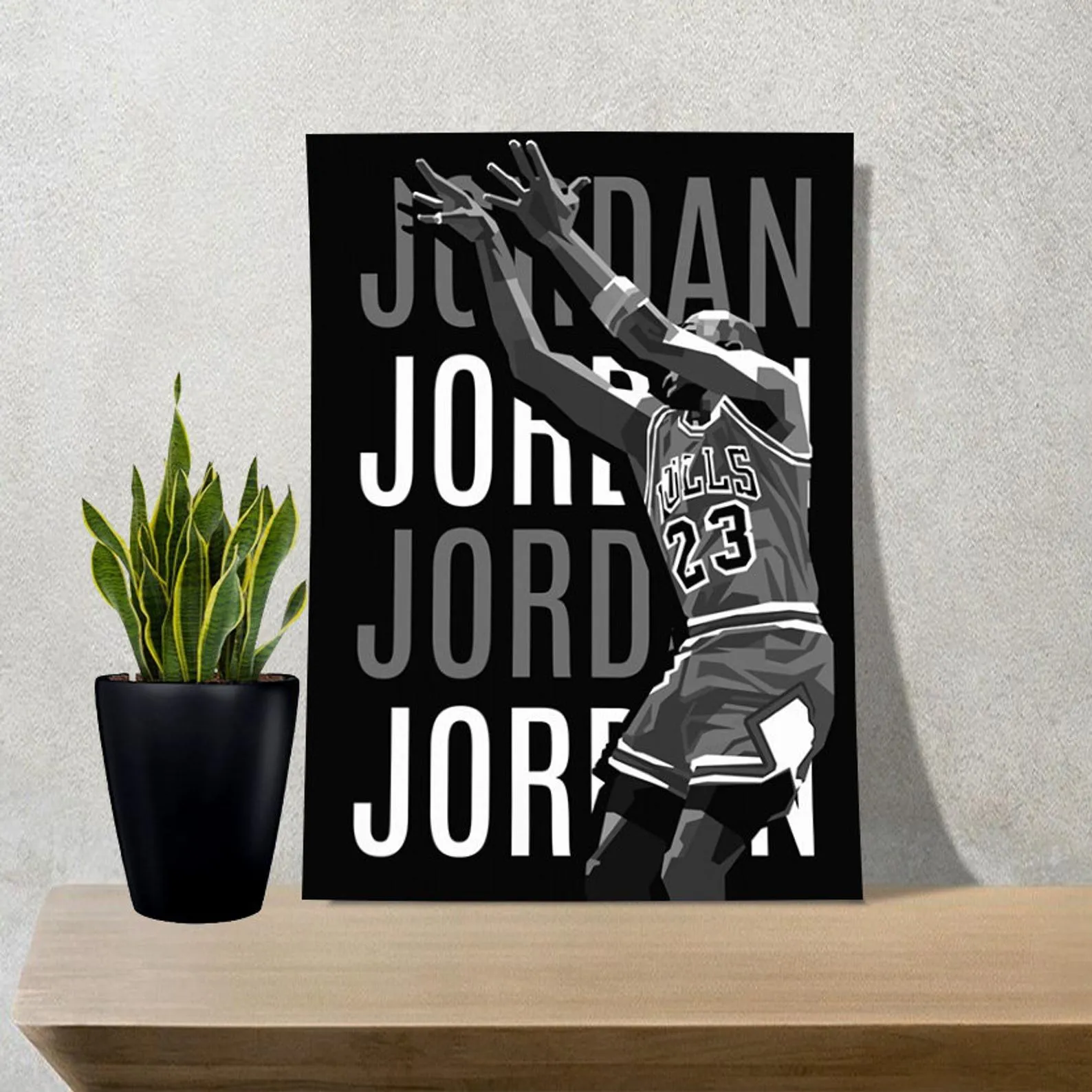 Michael Jordan Poster, Sports Print, Basketball Player Art, Custom Sport Canvas, Custom Poster, Home Decor, Wall Hangings