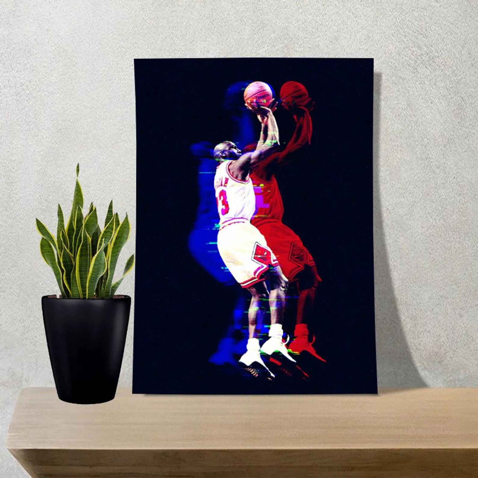 Michael Jordan Poster, Sports Print, Basketball Player Art, Custom Sport Canvas, Custom Poster, Home Decor, Wall Hangings