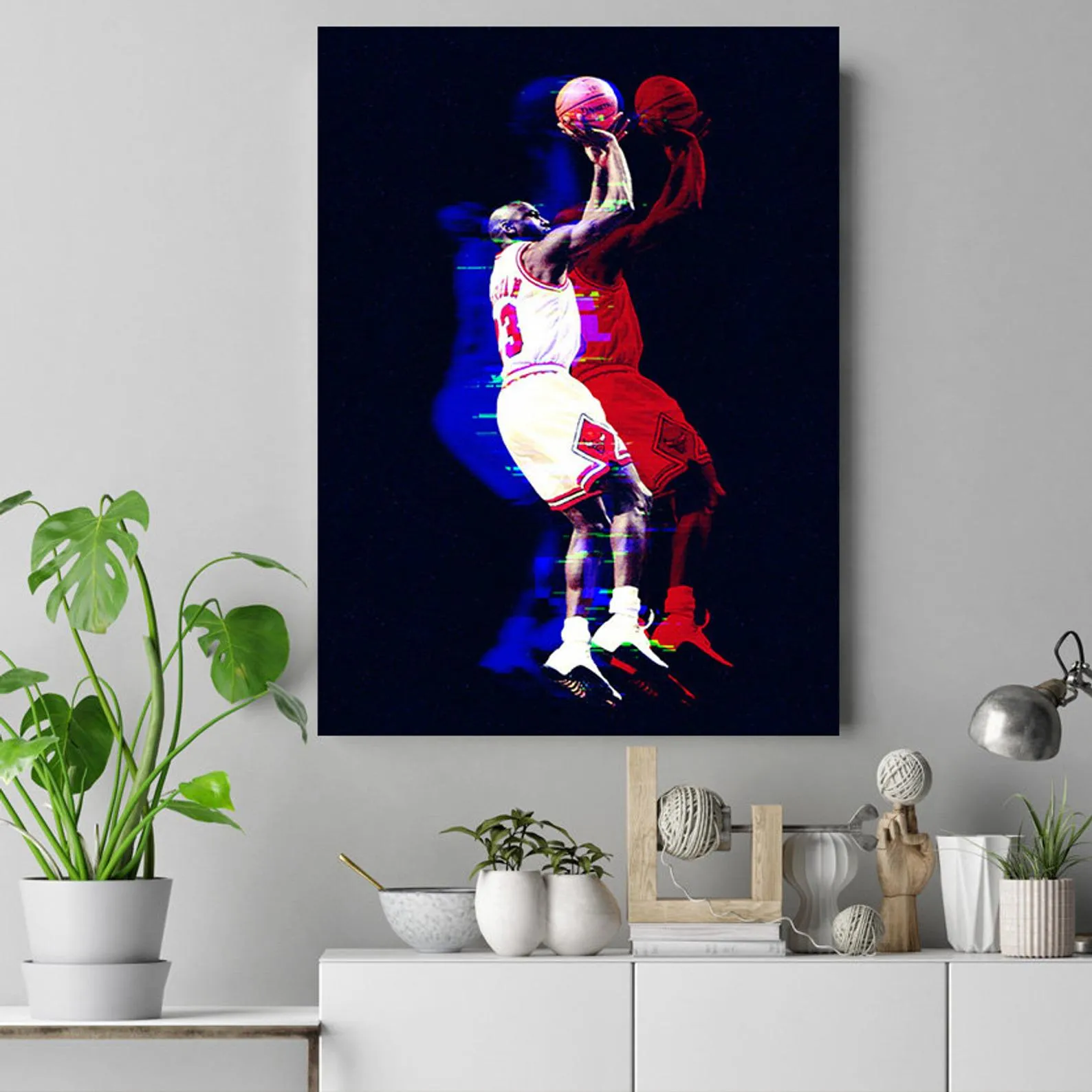 Michael Jordan Poster, Sports Print, Basketball Player Art, Custom Sport Canvas, Custom Poster, Home Decor, Wall Hangings