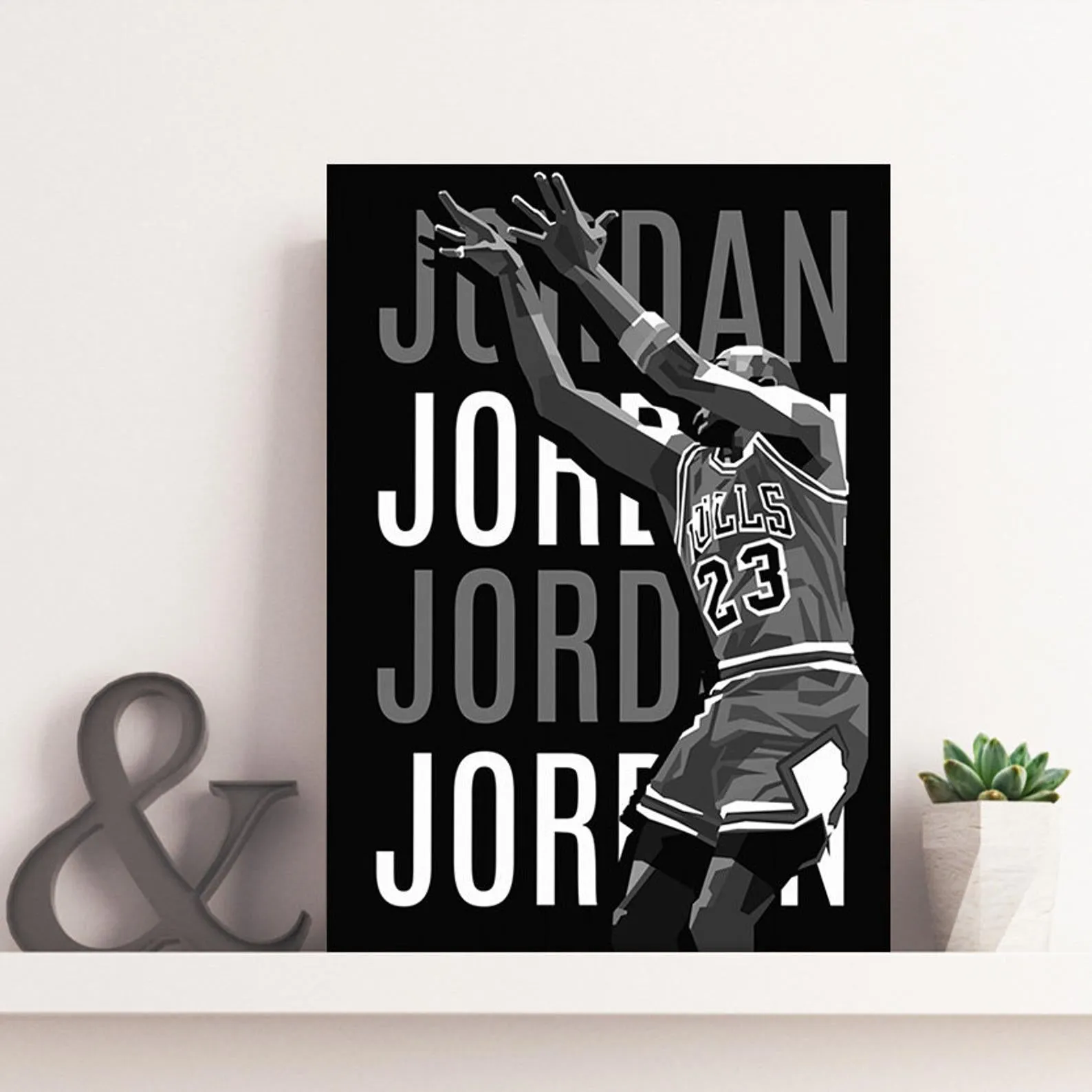 Michael Jordan Poster, Sports Print, Basketball Player Art, Custom Sport Canvas, Custom Poster, Home Decor, Wall Hangings