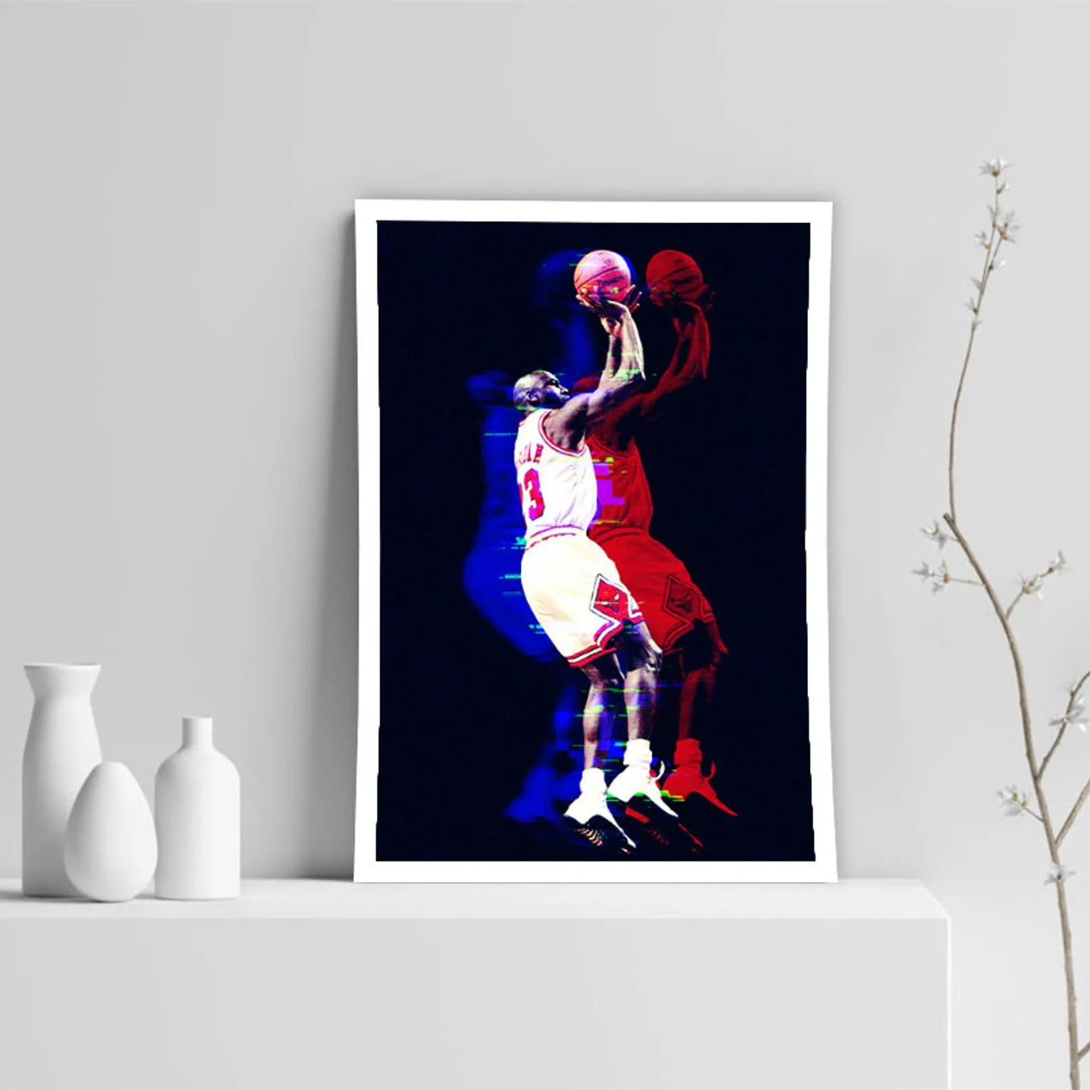 Michael Jordan Poster, Sports Print, Basketball Player Art, Custom Sport Canvas, Custom Poster, Home Decor, Wall Hangings