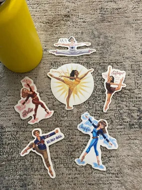 Pointe Shoe Superhero Sticker