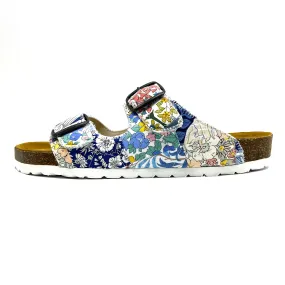 Thora 2-Buckle Sandals | Patchwork Blossom 06 EU41/US11