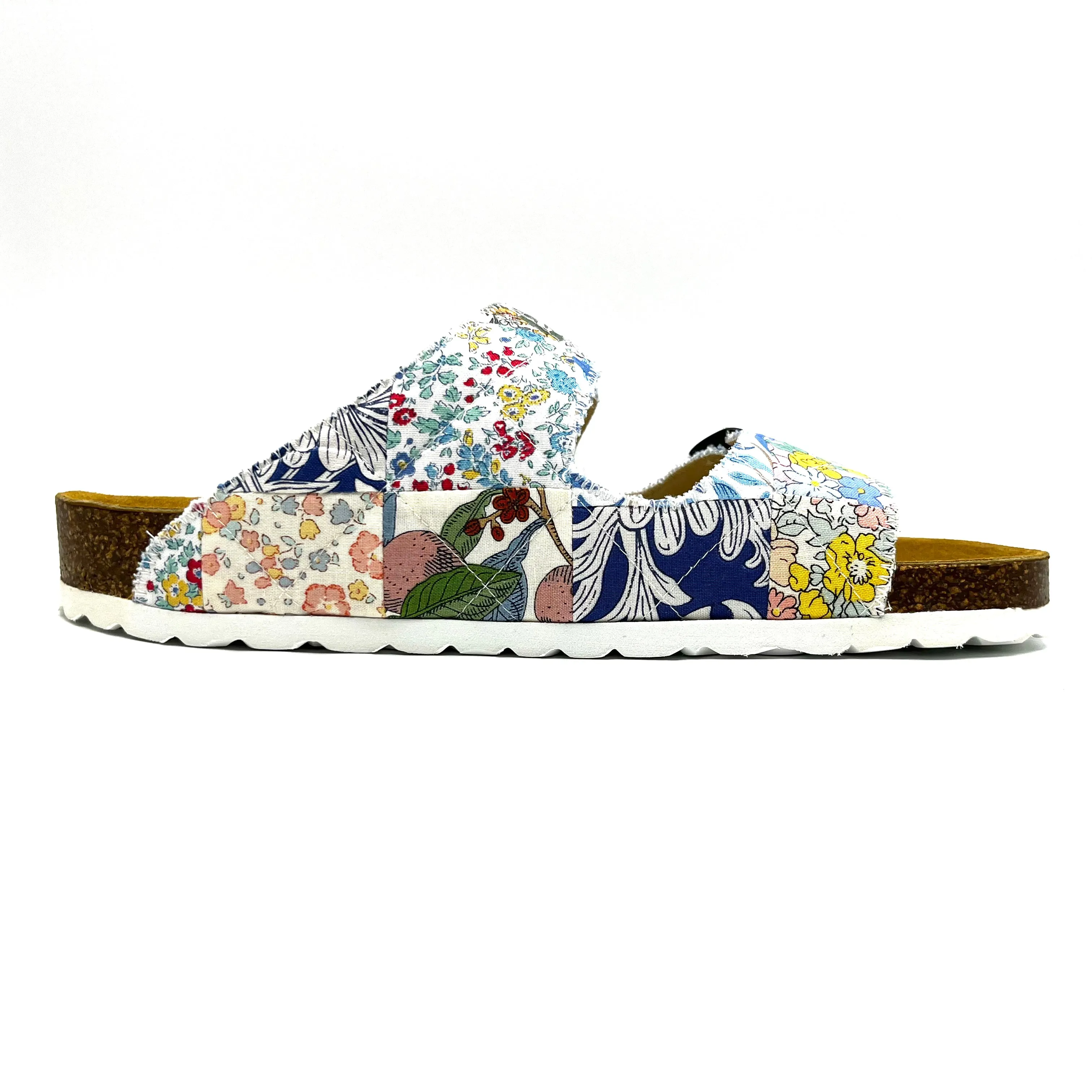 Thora 2-Buckle Sandals | Patchwork Blossom 06 EU41/US11