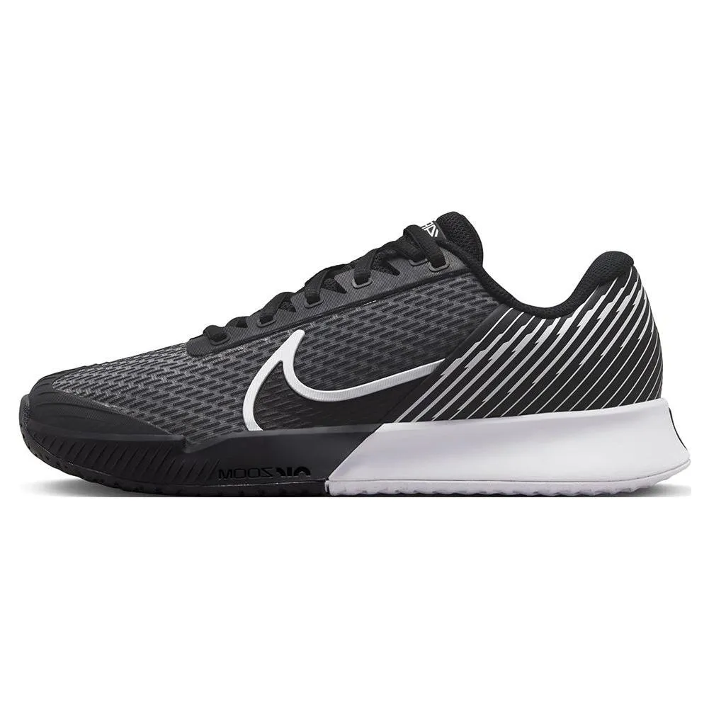 Women's Air Zoom Vapor Pro 2 Tennis Shoes Black and White