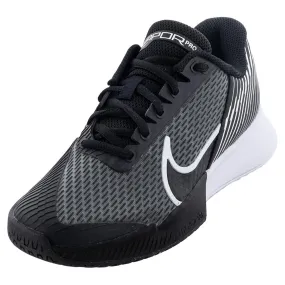 Women's Air Zoom Vapor Pro 2 Tennis Shoes Black and White