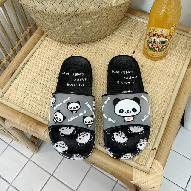 Women's fashion shoes<br>Panda Slippers